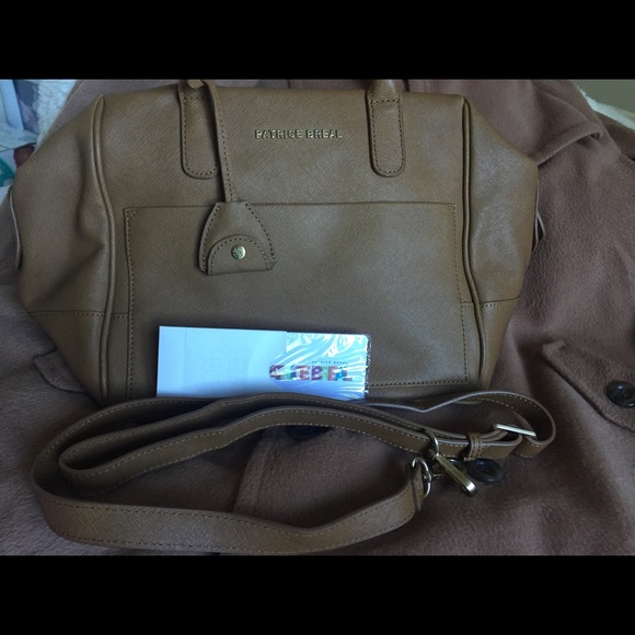 Patrice Breal Brown Bag with Sling, Card and Pouch - Picture 4 of 7